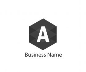 Letter A Logo Template Vector 06
