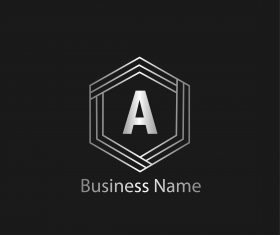 Letter A Logo Template Vector 05
