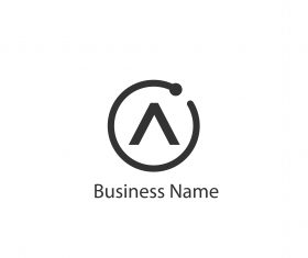 Letter A Logo Template Vector 04