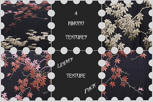 4 Pack Kimono Photoshop Texture