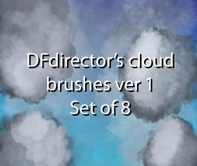 8 Clouds Photoshop Brushes