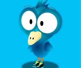 A cute little duck vector