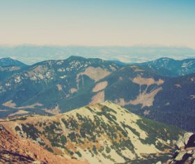 A mountain range of mountains Stock Photo