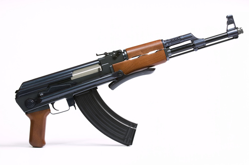 AK-47 assault rifle Stock Photo