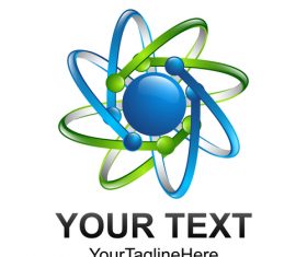 Abstract company logo design vector 01