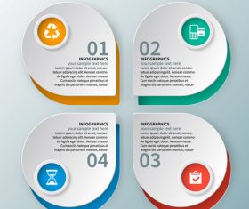 Banner option infographic creative template vector 02