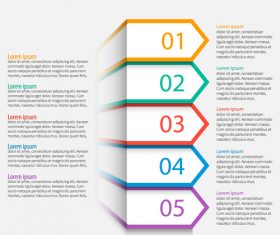 Banner option infographic creative template vector 10
