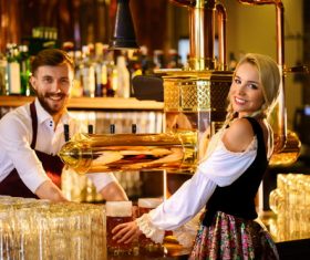 Bar waiter Stock Photo 01