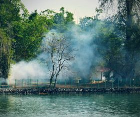 Beautiful country landscape Stock Photo