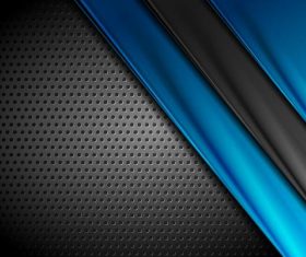 Black metal background with abstract vector