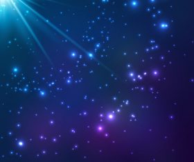 Blue cosmic vector background 01