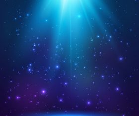 Blue cosmic vector background 02