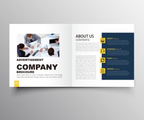 Brochure template vector layout design 3