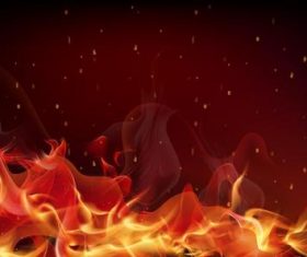 Burning fire flame background vectors 03