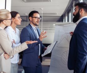 Business Market Data Analysis Conference Stock Photo 01