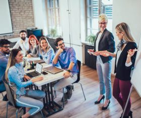 Business Market Data Analysis Conference Stock Photo 02