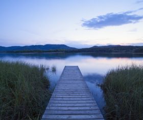 Calm lake Stock Photo