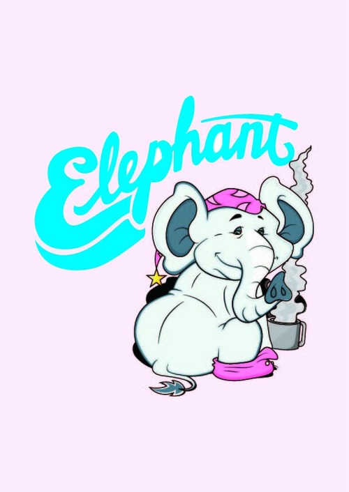 Cartoon elephant vector