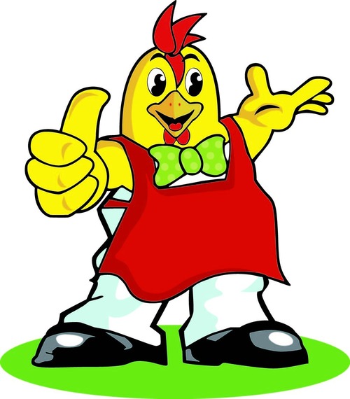 Cartoon rooster vector