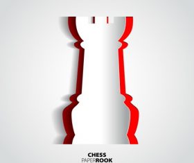 Chess paper background vector
