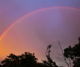 Colorful rainbow Stock Photo