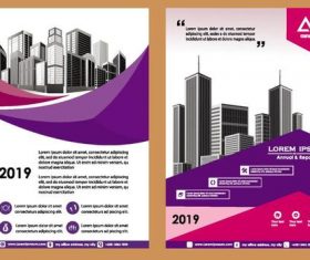 Creative 2019 brochure cover vector