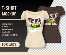 Creative tshirt template design vector 03