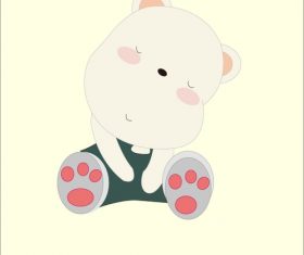 Cute bear vector