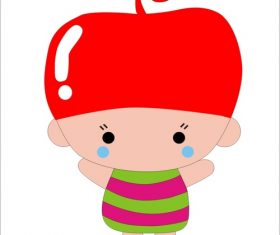 Cute cartoon elf vector