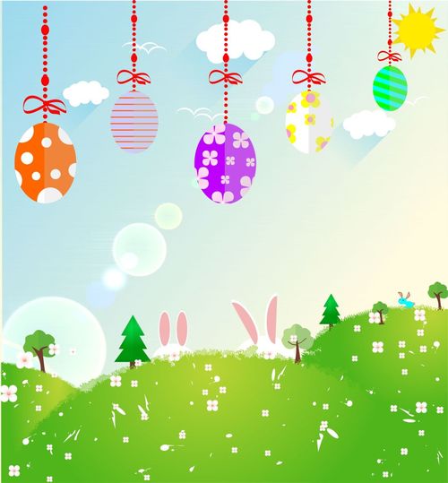 Easter illustration picture vector