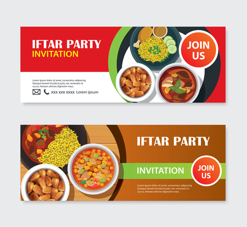 Eid mubarak invitation card template vector 03