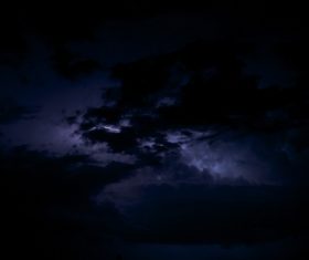 Ever changing lightning in the cumulonimbus cloud Stock Photo 02