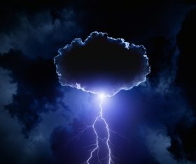 Ever changing lightning in the cumulonimbus cloud Stock Photo 10