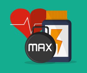 Fitness center sign design vectors 06