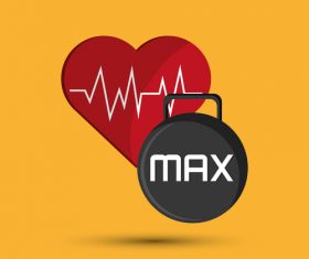 Fitness center sign design vectors 07