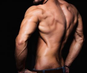 Fitness male abdominal muscles Stock Photo 10