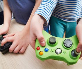 Game handle close up Stock Photo 01