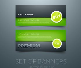 Gift vouchers green template vector 05