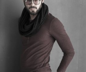 Glamour male smile Stock Photo 02