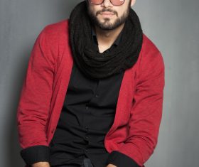 Glamour male smile Stock Photo 03