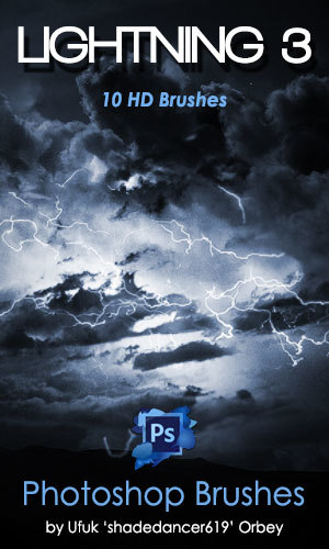HD Lightning Photoshop Brushes