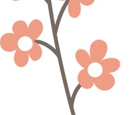 Hand drawn Flower vectors material