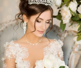 Happy bride Stock Photo