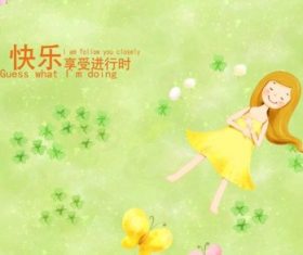 Happy enjoyment vector