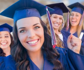 Happy graduation photo Stock Photo 01