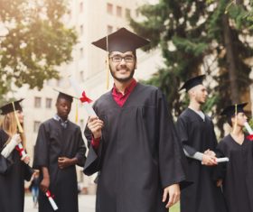 Happy graduation photo Stock Photo 02