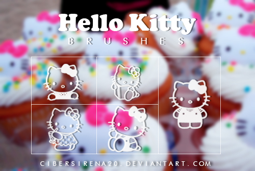 Hello Kitty Photoshop Brushes