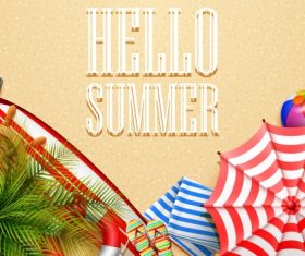 Hello Summer - Vector graphics 04