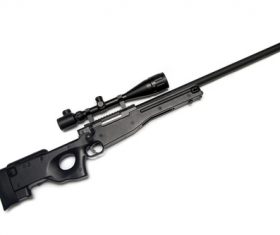 High precision sniper rifle Stock Photo