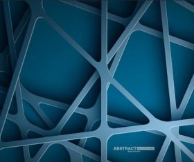 Hollow metal background vector